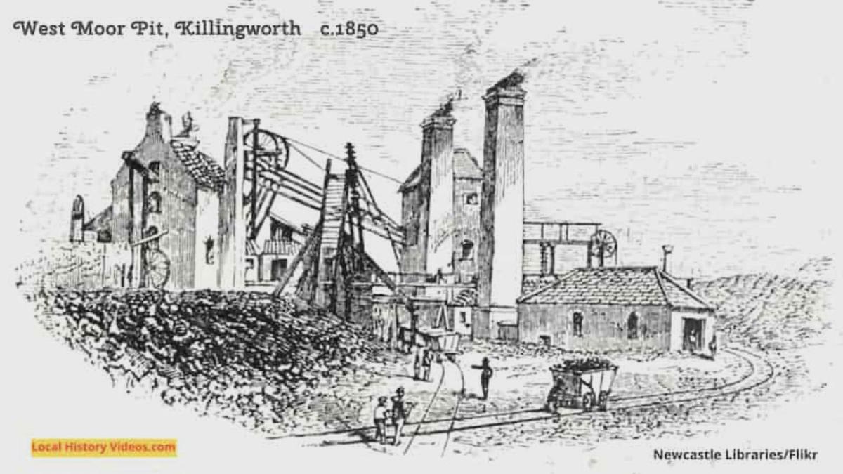 Old pictures of Killingworth, North East England