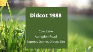 Didcot 1988 Oxfordshire England UK Cow Lane Abingdon Road Express Dairies site