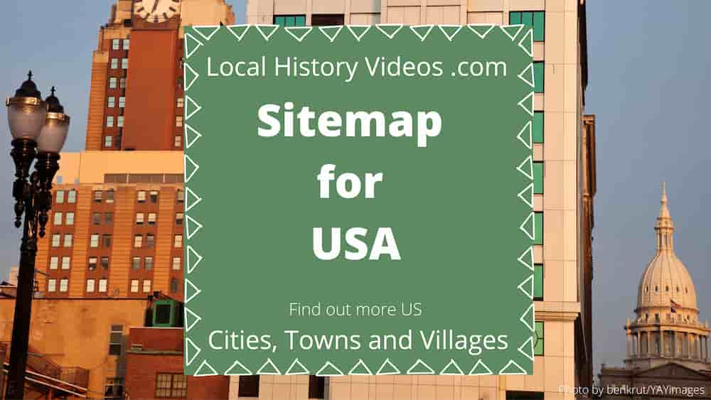 Sitemap for bygone USA cities & towns