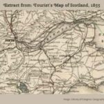 Extract from Tourist's map of Scotland 1855