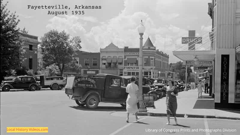 Old Images of Fayetteville, Arkansas