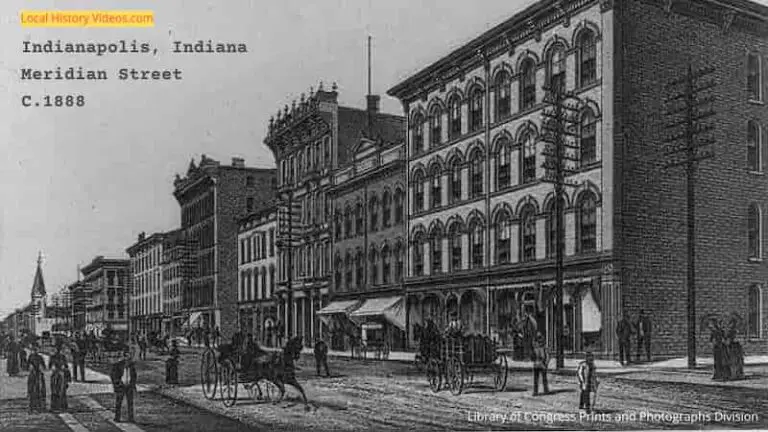 Meridian Street Indianapolis, Indiana c.1888