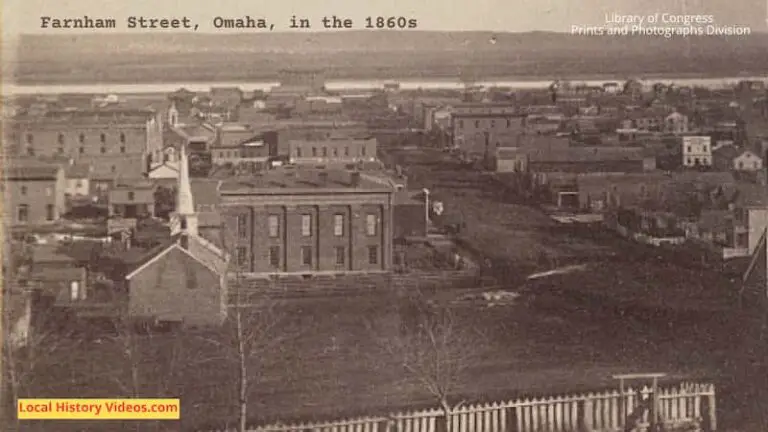 Farnham Street Omaha Nebraska 1860s