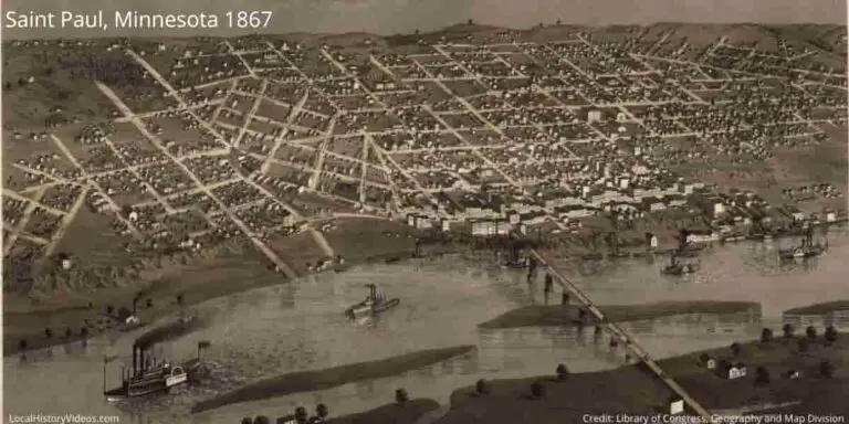 saint paul minnesota old map1867