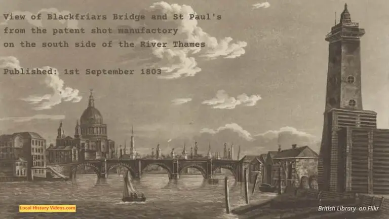 Blackfriars Bridge and St Paul's Cathedral 1801