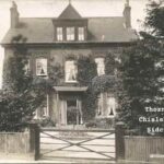 Old postcard of Thornton Dene house on Chislehurst Road in Sidcup, 1908