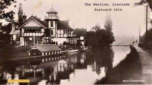 Old postcard of The Martins in Linslade Bedfordshire 1914