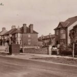 Old postcard of Doncaster Road Scunthorpe
