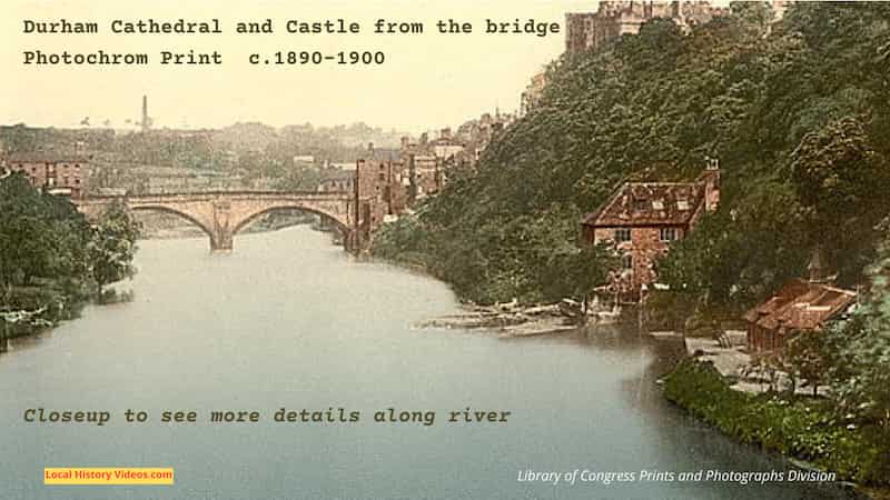 River at Durham England c1890-1900