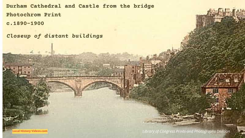 Durham Castle and river c1890-1900