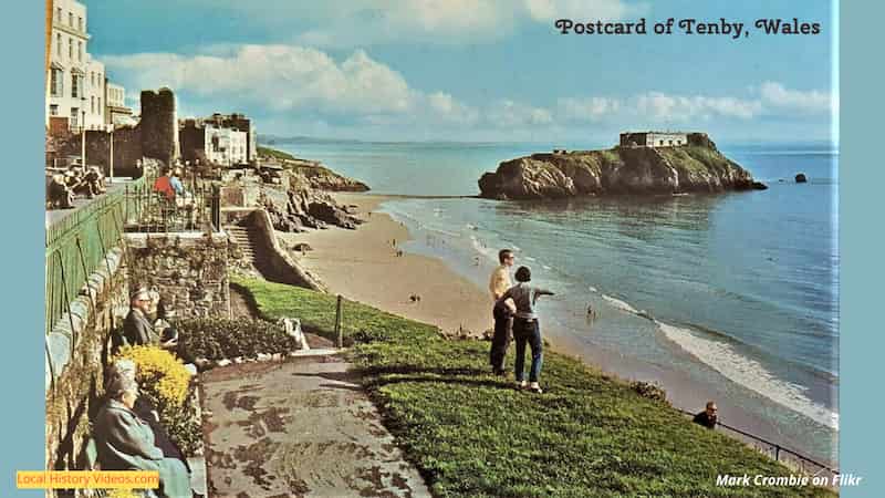 old photo of St Catherine's Fort at Tenby