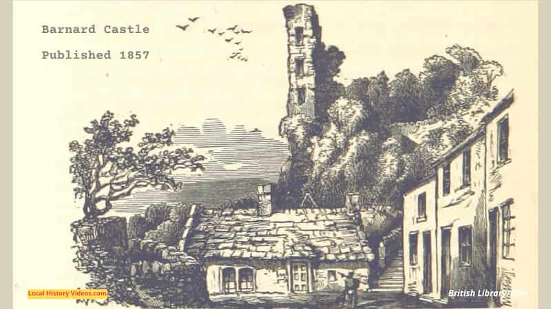 Barnard Castle from Bridgegate 1857