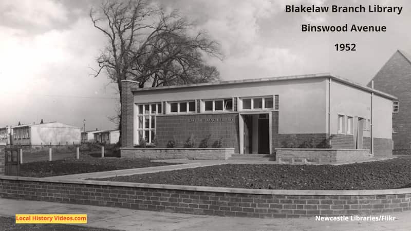 old photo of Blakelaw Library 1952