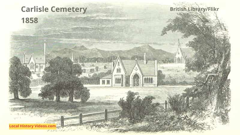 Illustration of Carlisle Cemetery 1858