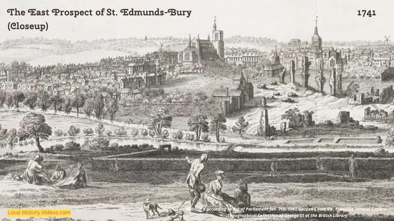Old picture of St Edmunds Bury