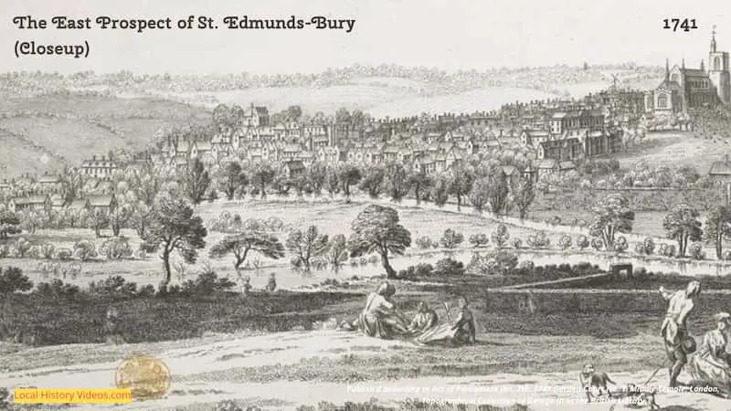 Old picture of St Edmunds Bury