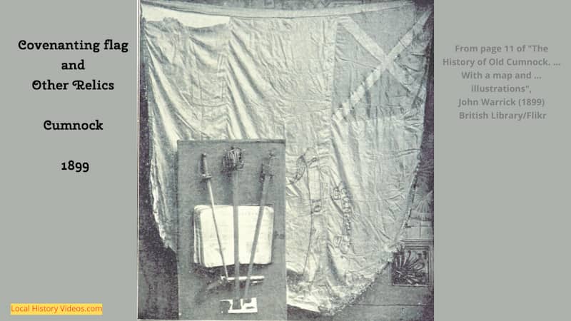 Covenanting flag and Other Relics Cumnock 1899