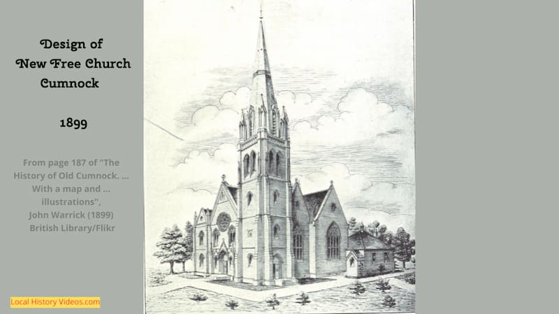 Design of New Free Church Cumnock 1899
