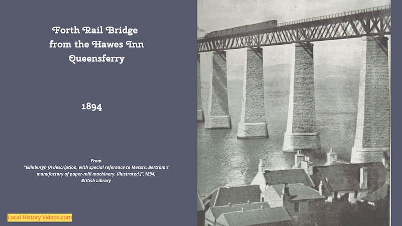 From Hawes Inn Queenserry Forth Rail Bridge 1894