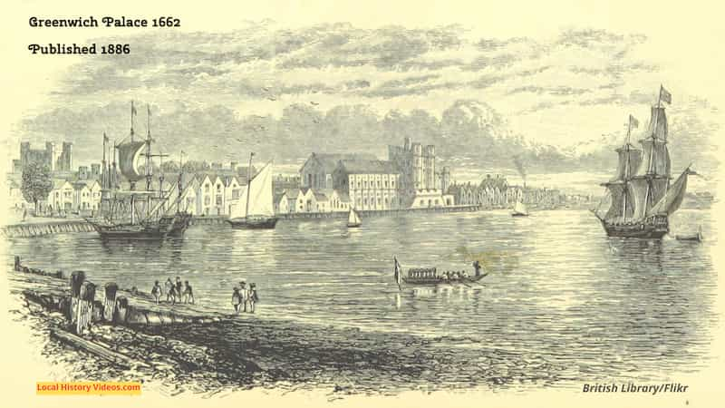 old picture of Greenwich Palace 1662