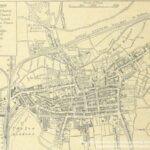 old map of Bury St. Edmunds