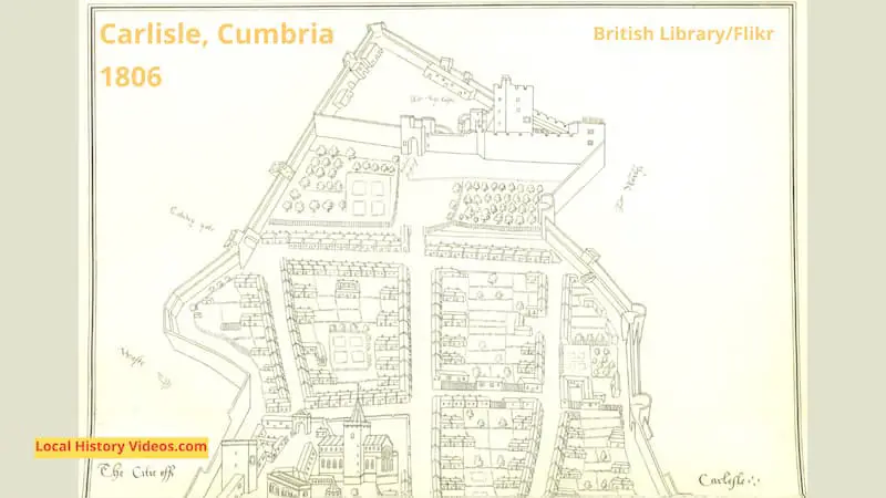 Old Map of Carlisle 1806