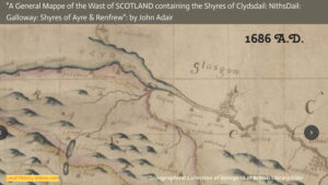 Map of Western Scotland 1686