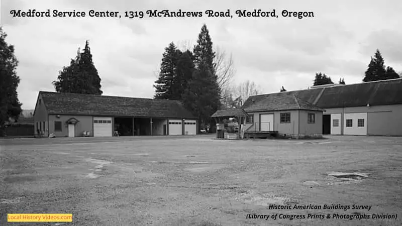 old photo of Medford Service Center oregon