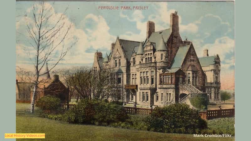 Old postcard of Ferguslie Park Paisley