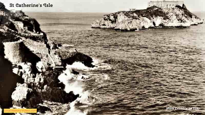 old photo of St Catherin'e Isle