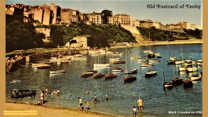 old postcard of Tenby