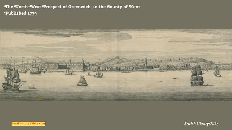 Old image of the Prospect of Greenwich 1739