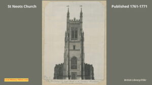 Old image of St Neots Church 1700s