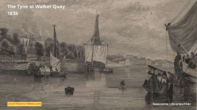 The Tyne at Walker Quay 1835