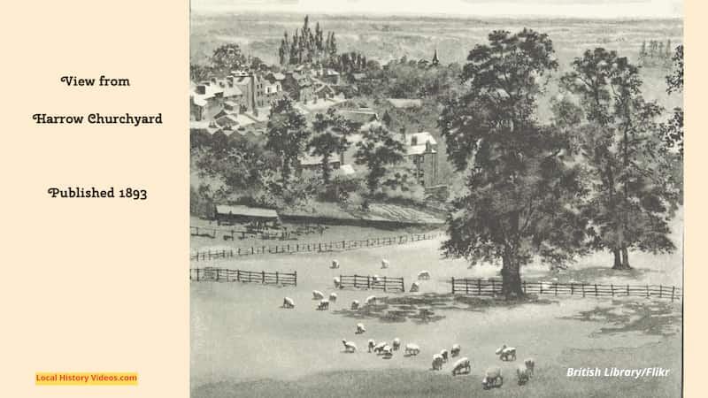 View from Harrow Churchyard 1893