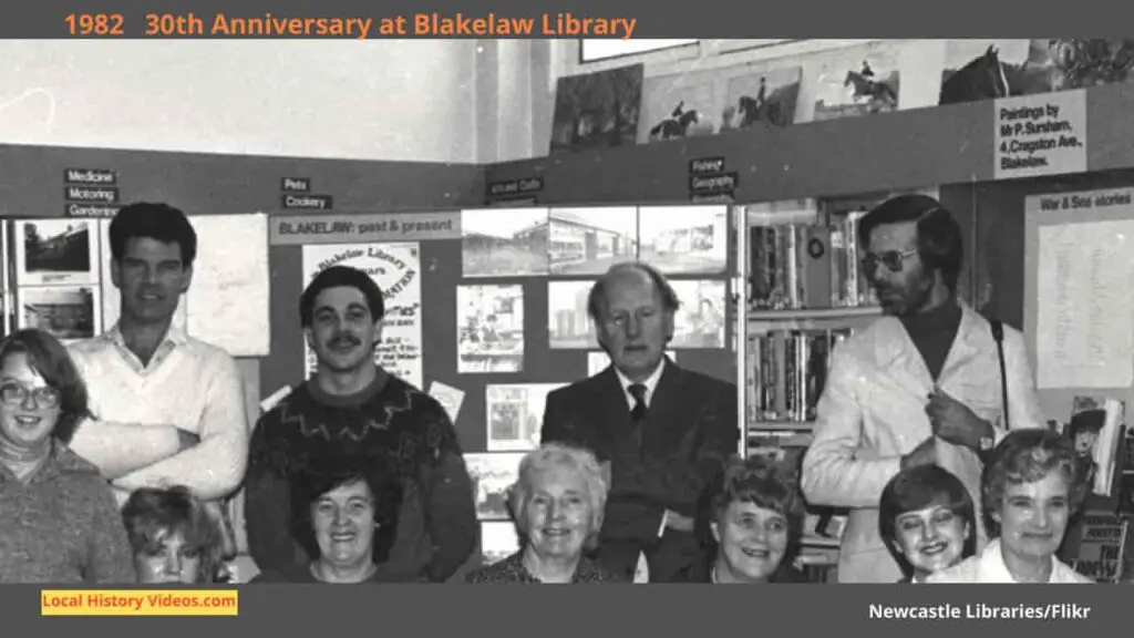 old photo of Blakelaw Library 1982