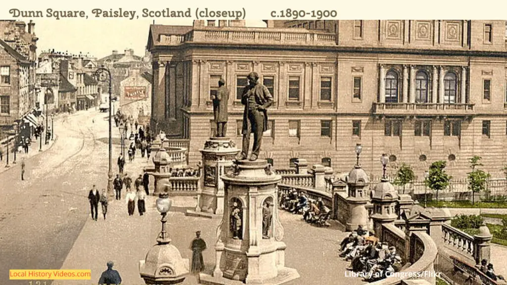 Dunn Square, Paisley, Scotland 1890s