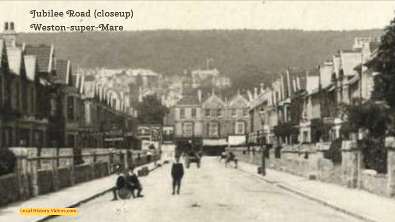 Old photo of Jubilee Road Weston-super-Mare