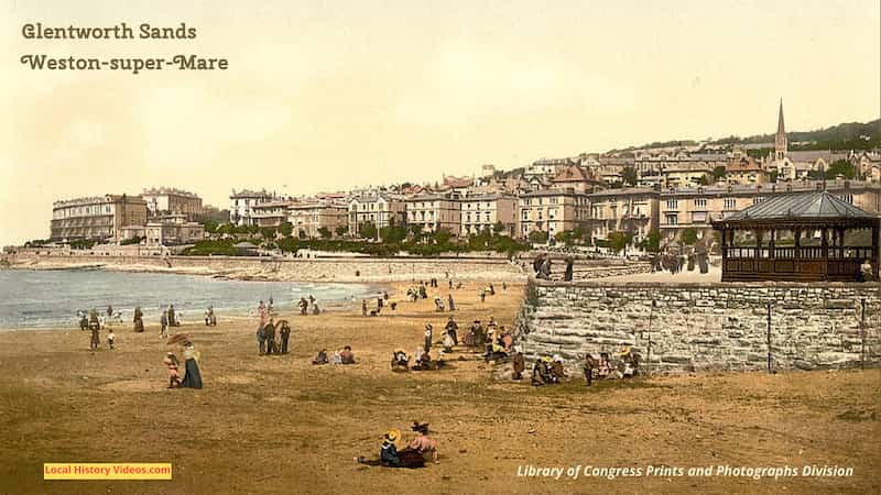 Old photo of Glentworth Sands Weston-super-Mare