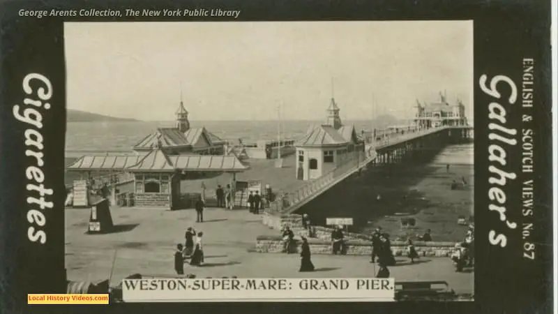 Old photo of Grand Pier Weston-super-Mare
