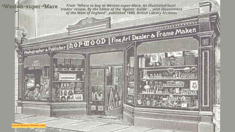 Old illustration of Grove Road Art Studio Weston-super-Mare