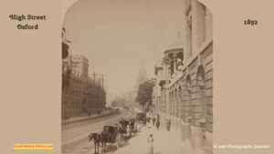 old photo of High Street Oxford England 1892