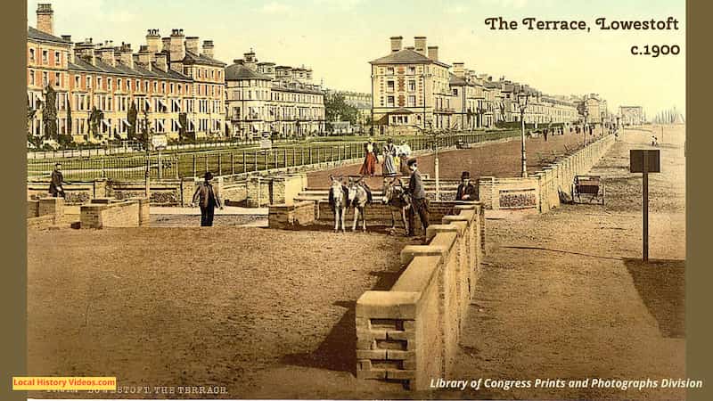 Old photo of the Terrace Lowestoft Suffolk England