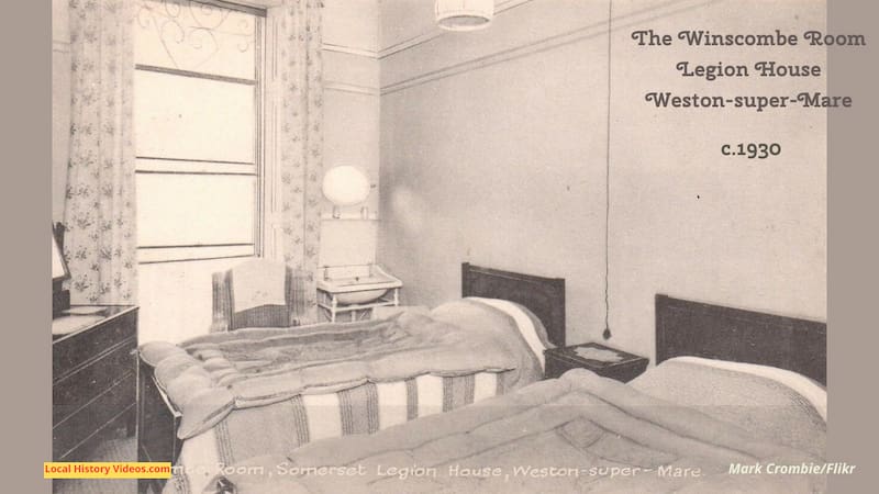 Old photo of The Winscome Room, Legion House, Weston-super-Mare