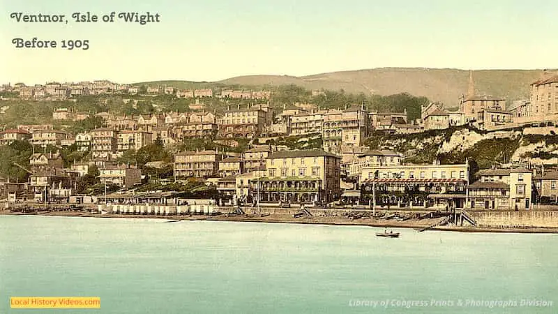 Ventnor isle of wight from the sea c1900