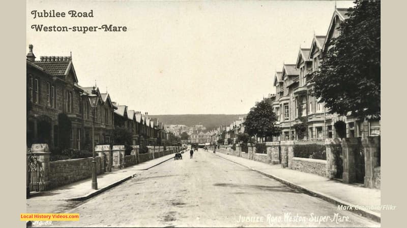 Old photo of Jubilee Road, Weston-super-Mare