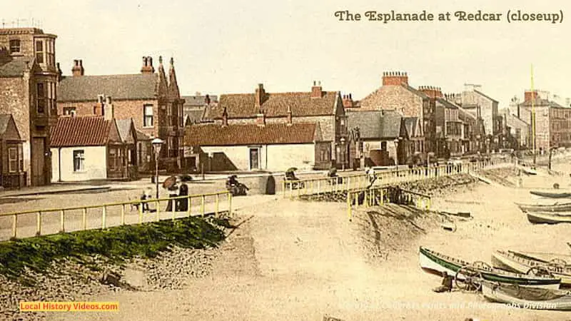 The Esplanade at Redcar North Yorkshire c1900