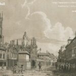 Old illustration of Kingston upon Hull, published by T. Malton of 34 Rathbone Place, London, on 1st November 1780