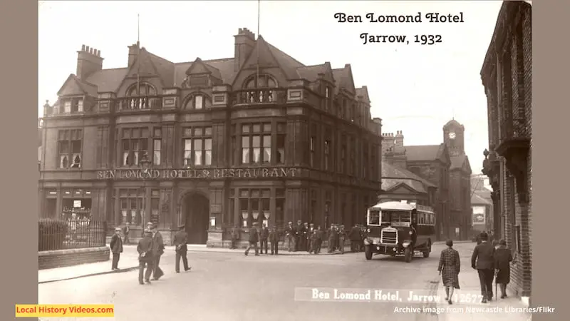 Ben Lomond Hotel Jarrow 1932