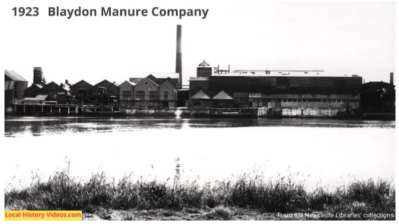 Old photo of Blaydon Manure Company in 1923